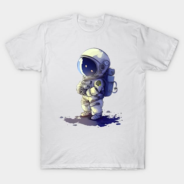 Funny Astronaut T-Shirt by Teeium